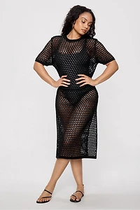 Crochet Midi Dress