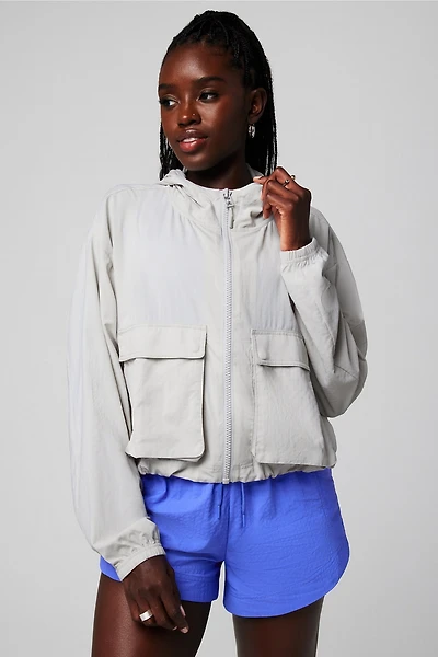 Ripstop Cropped Cargo Jacket