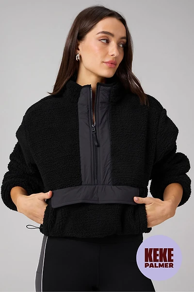 Teddy Half-Zip Pullover