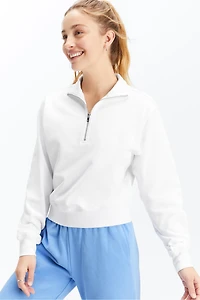 Lightweight Go-To Half Zip Sweatshirt