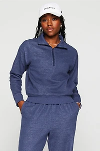 Cozy Fleece Half Zip Sweatshirt