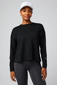 Cloud Jersey Boxy Long-Sleeve Top