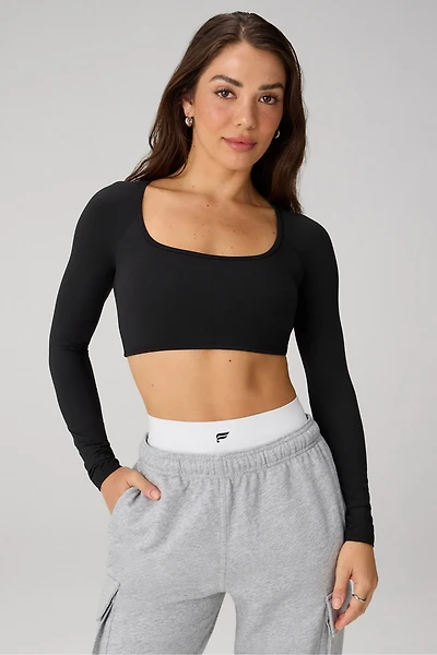 AirLite Long-Sleeve Crop Top