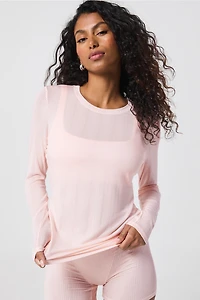 Luxe360 Rib Long-Sleeve Top