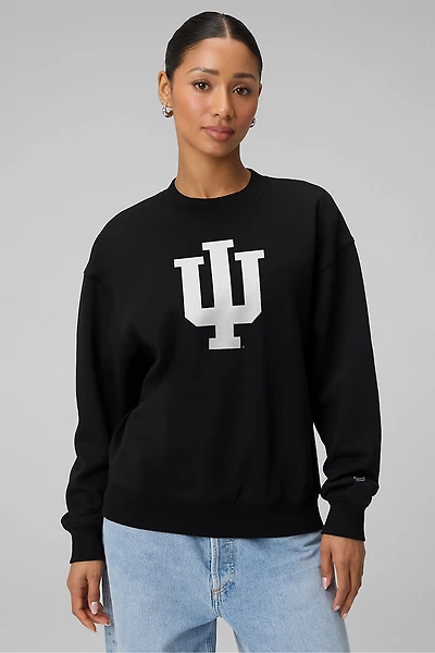 Indiana University Cozy Fleece Crew Neck Sweatshirt