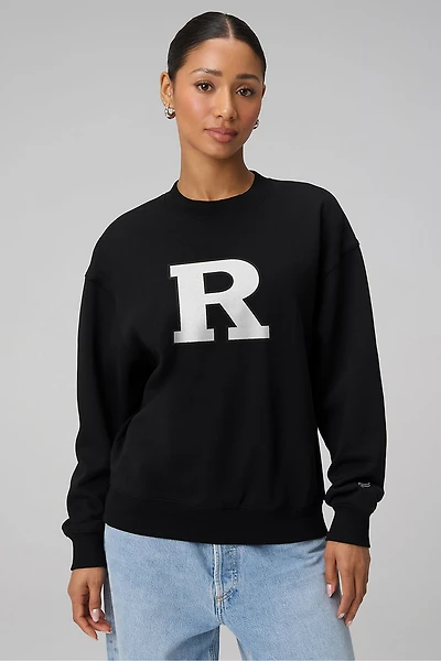 Rutgers University Cozy Fleece Crew Neck Sweatshirt