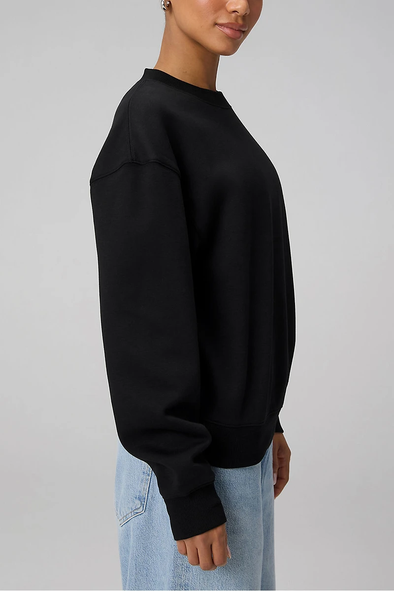 Rutgers University Cozy Fleece Crew Neck Sweatshirt