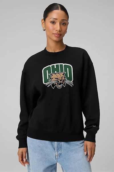 Ohio University Cozy Fleece Crew Neck Sweatshirt