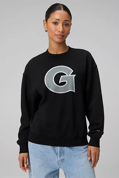 Georgetown University Cozy Fleece Crew Neck Sweatshirt