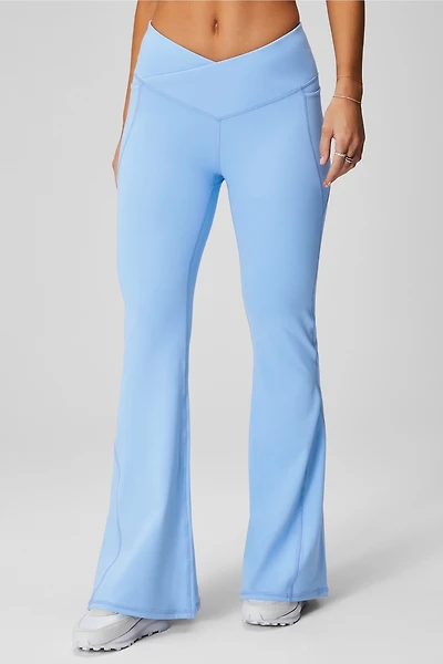 High-Waisted Crossover Flare