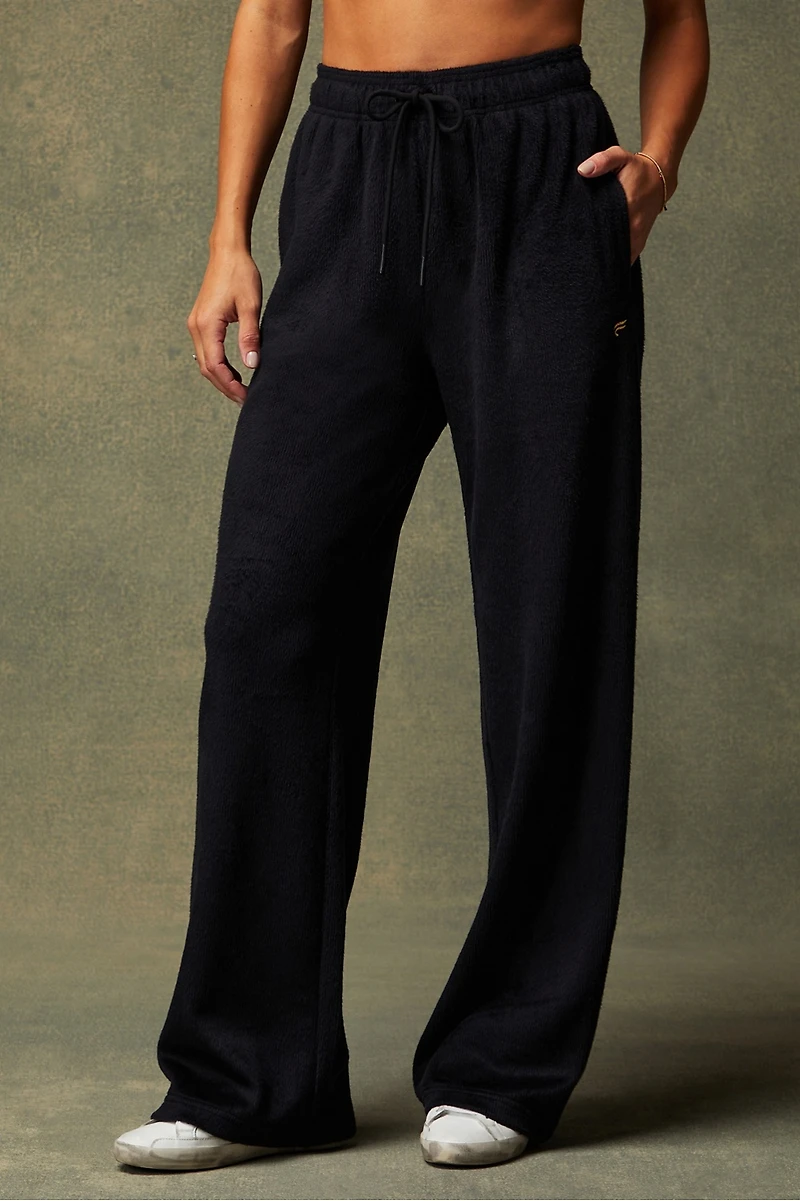Cozy Cord High-Waisted Wide Leg Pant