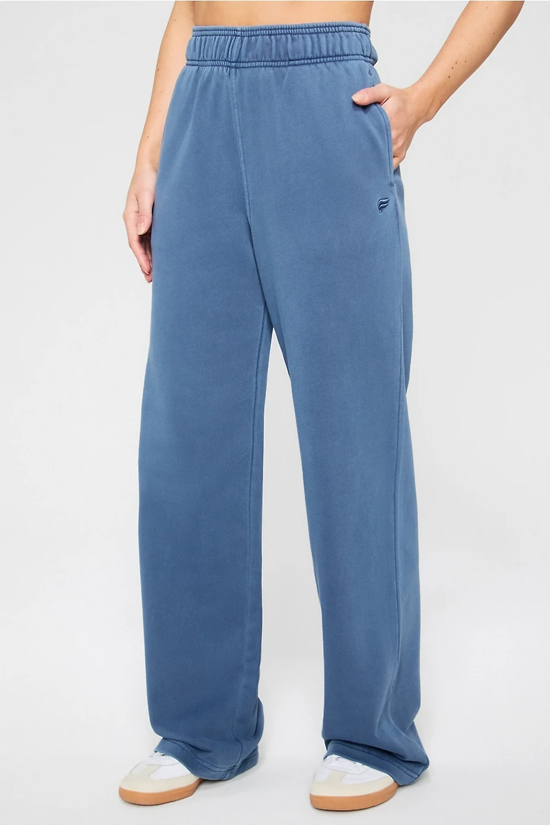Year Round Terry Wide Leg Pant