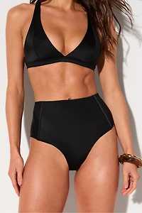 High-Waisted Panel Swim Bottom