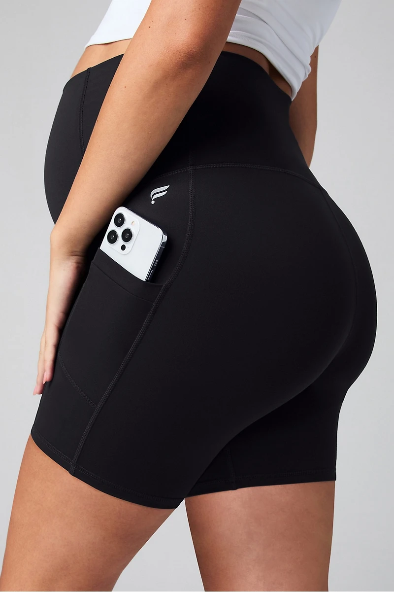 PureLuxe High-Waisted Maternity 6'' Short