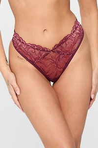 Smoothing Lace Thong