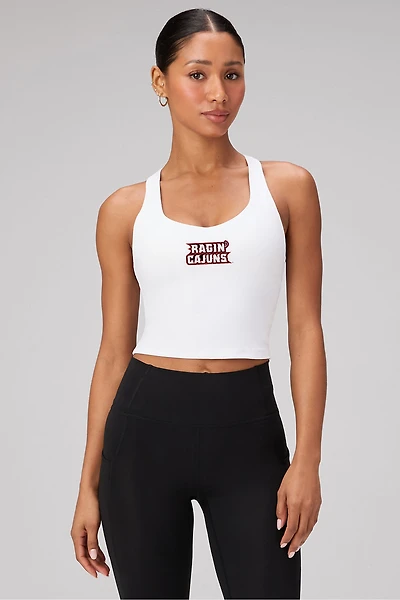University Of Louisiana At Lafayette Anywhere Cropped Built-In Bra Tank
