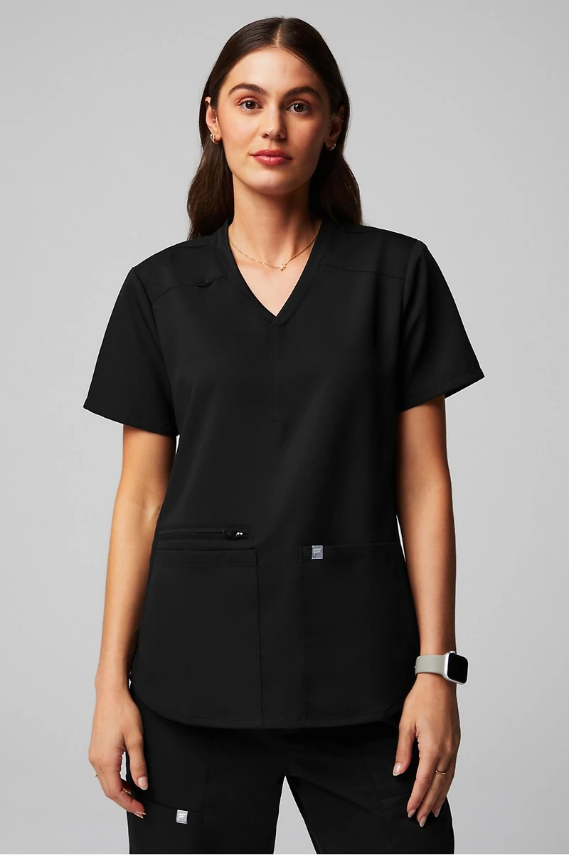 Mode 4-Pocket Scrub Top