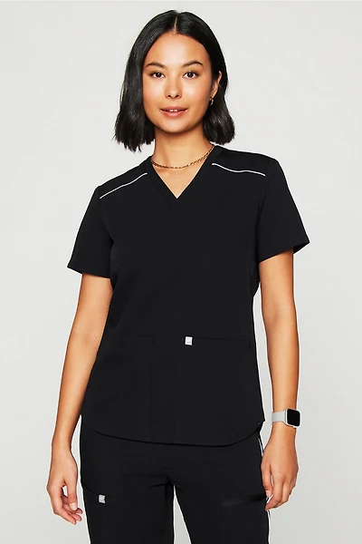 Method 2-Pocket Scrub Top (Reflective
