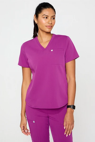 Vital 1-Pocket Scrub Top (Petite Fit