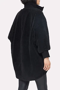 Oversized Teddy Cocoon Jacket