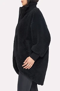 Oversized Teddy Cocoon Jacket
