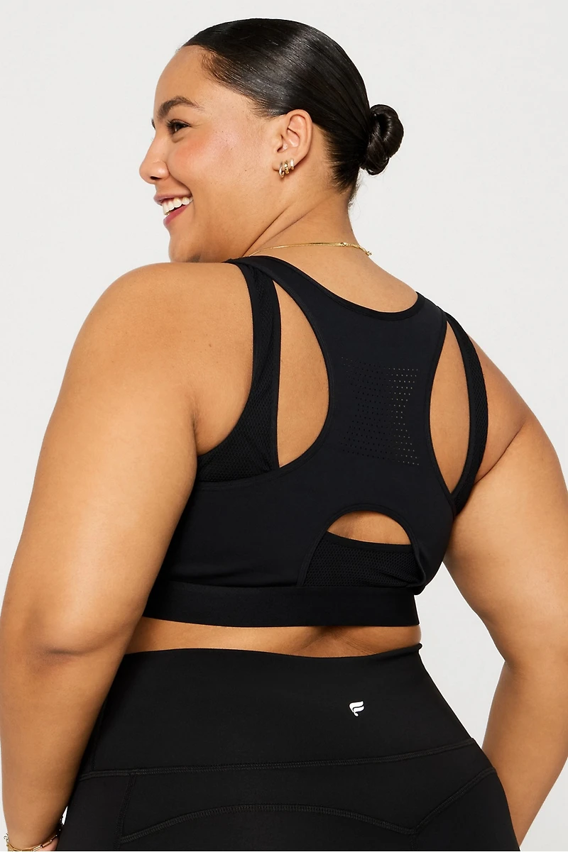 Front Zip High Impact Sports Bra