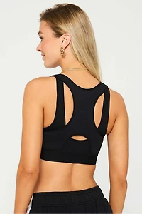 Front Zip High Impact Sports Bra