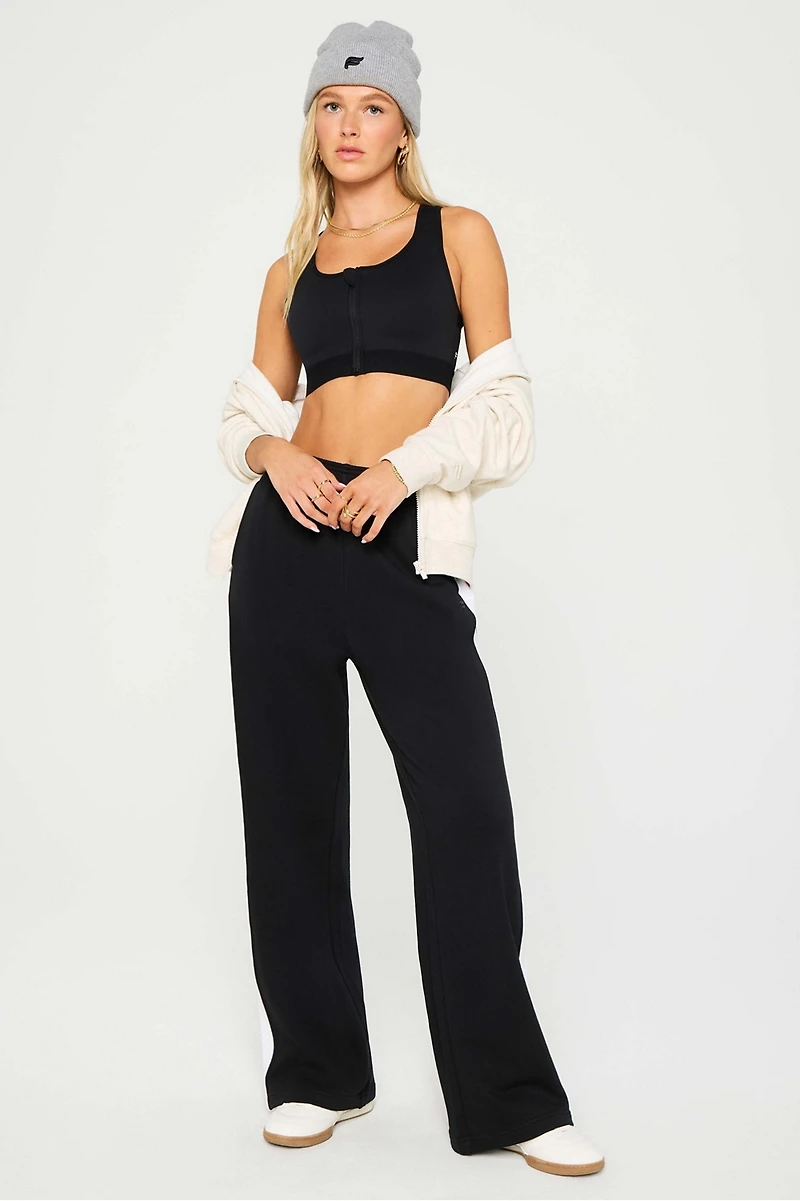 Front Zip High Impact Sports Bra