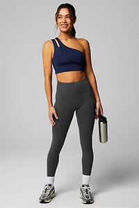 Asymmetrical Double Strap Midi Bra