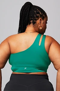 Asymmetrical Double Strap Midi Bra