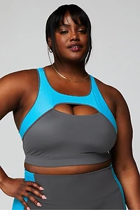Mesh Breathable Medium Impact Sports Bra