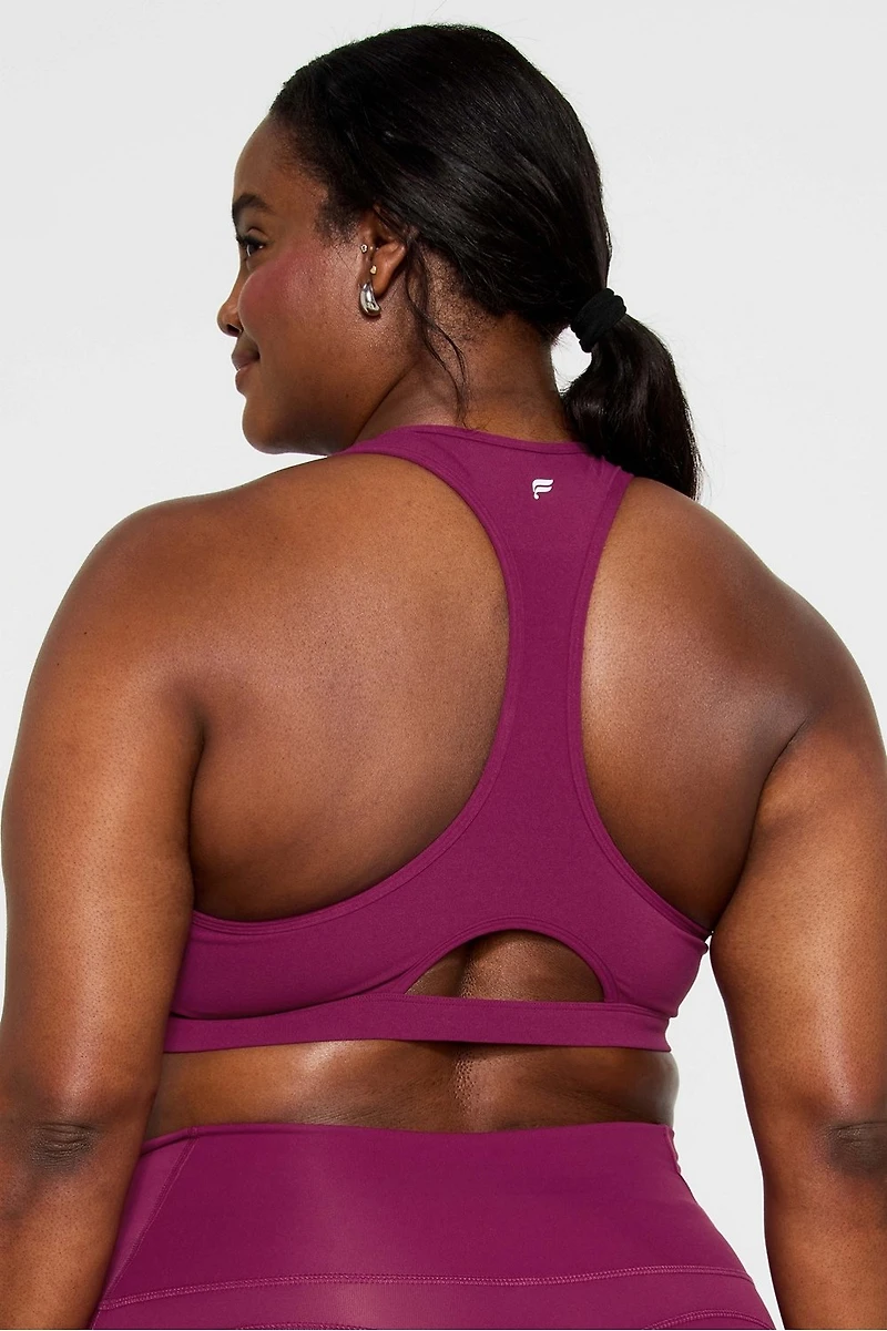 Essential Front Zip Medium Impact Sports Bra