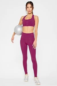 Essential Front Zip Medium Impact Sports Bra