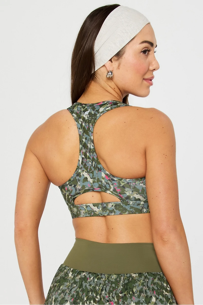 Essential Front Zip Medium Impact Sports Bra
