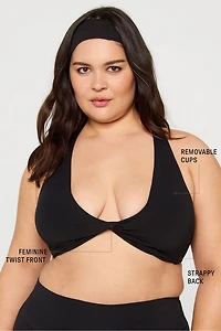 PureLuxe Plunge Low Impact Bra