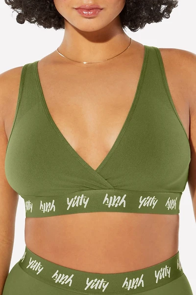 Cross-Front Bralette