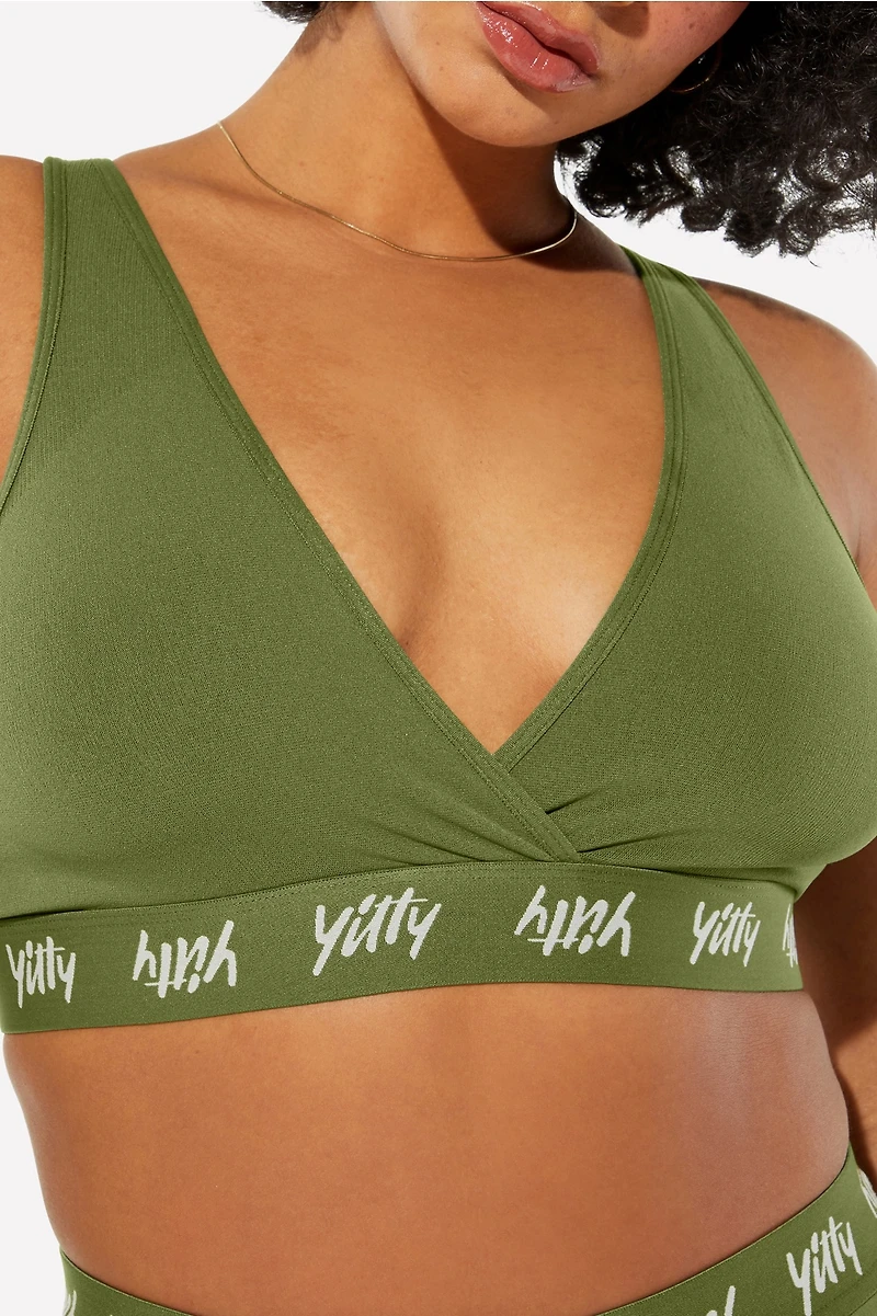 Cross-Front Bralette