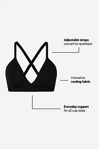 Smoothed Reality Plunge Bra
