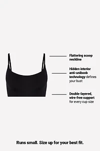 Nearly Naked Shapewear Scoop Bralette
