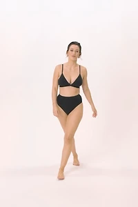 Snug Cotton Triangle Bralette
