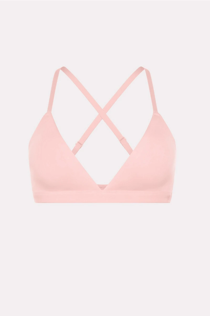 Snug Cotton Triangle Bralette
