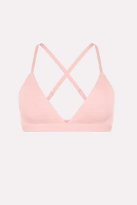Snug Cotton Triangle Bralette