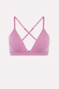 Snug Cotton Triangle Bralette