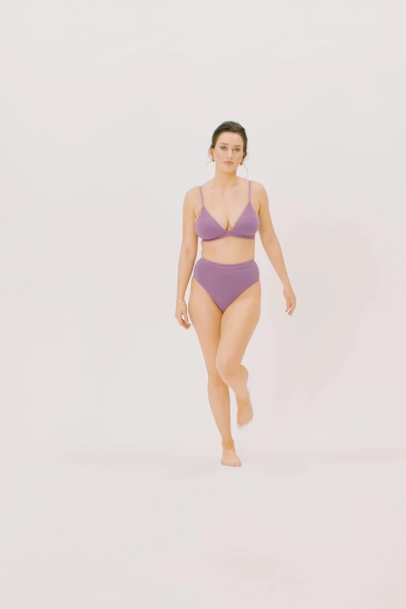 Snug Cotton Triangle Bralette