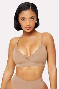 Smoothed Reality Lace Plunge Bra