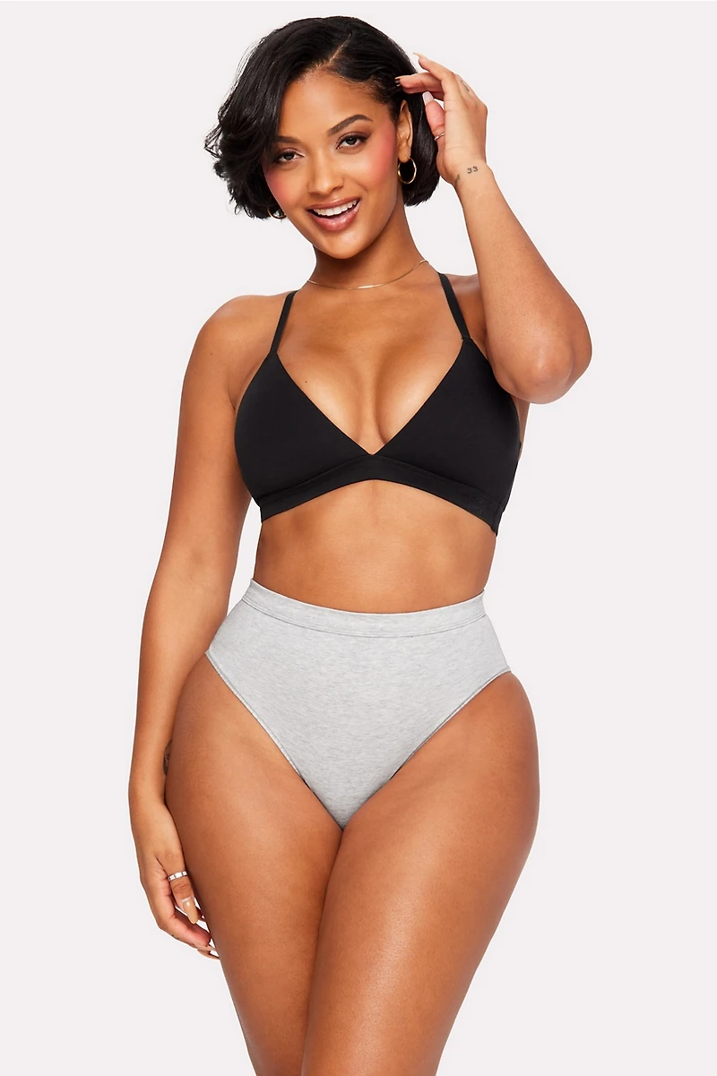 Snug Cotton High Waist Brief