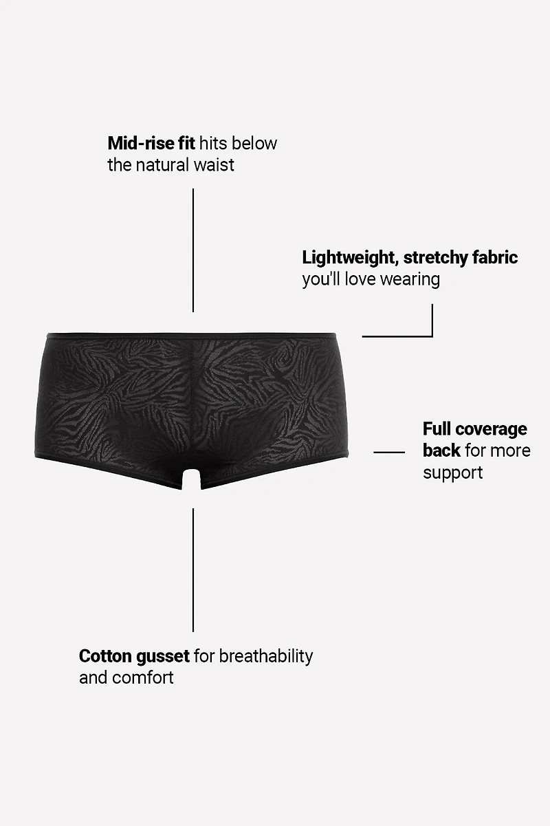 Hot Mesh Boyshort