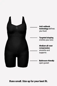 Nearly Naked Shapewear Mid Thigh Bodysuit