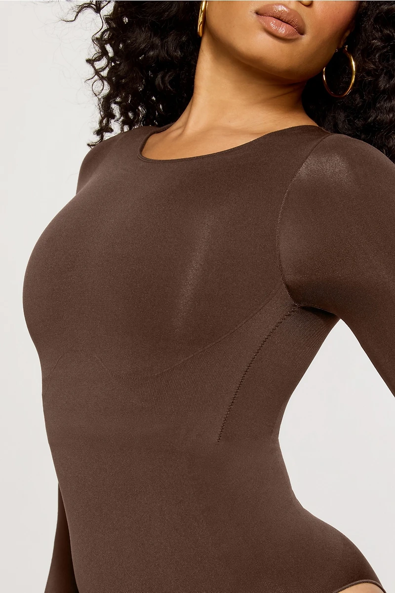 Nearly Naked Shaping Longsleeve Bodysuit