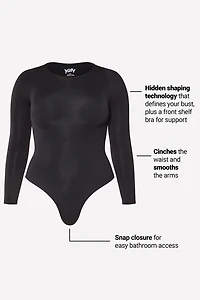 Nearly Naked Shaping Longsleeve Bodysuit